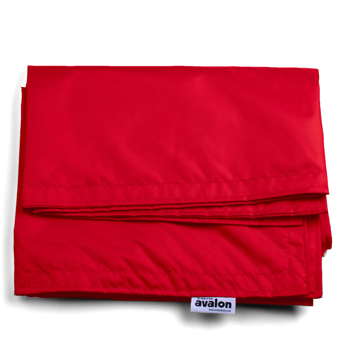 Pouf Cuscino Thin medio sacca vuota in tessuto antistrappo impermeabile Jive per interno dim.135x90 cm