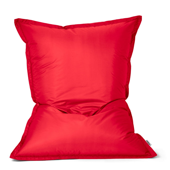 Pouf Cuscino Thin medio sacca vuota in tessuto antistrappo impermeabile Jive per interno dim.135x90 cm