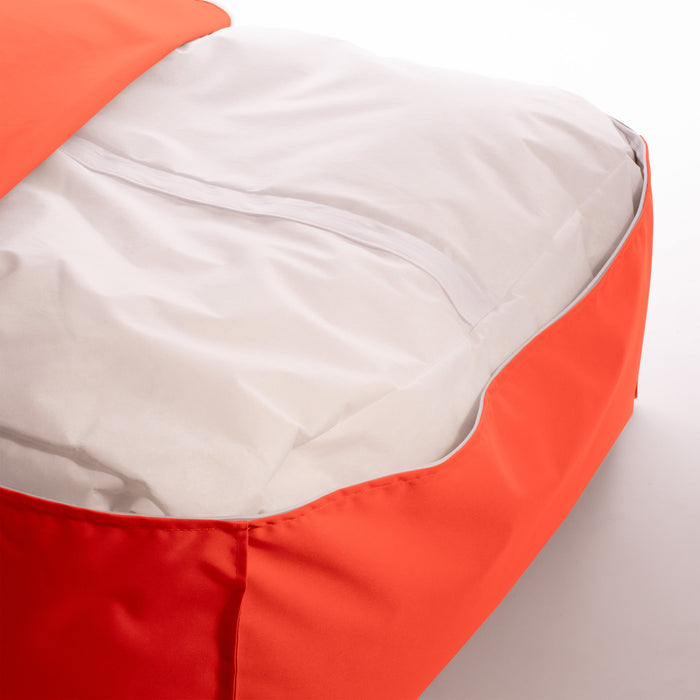 Pouf Deluz per esterno in tessuto poliestere Samba dim: 98x98x40 cm