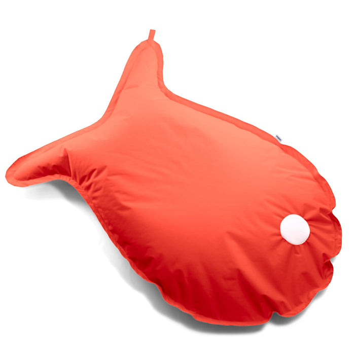 Pouf Cuscino Squama Big Galleggiante Avalon in tessuto poliestere Samba per esterno Dim: 180x125xH30cm