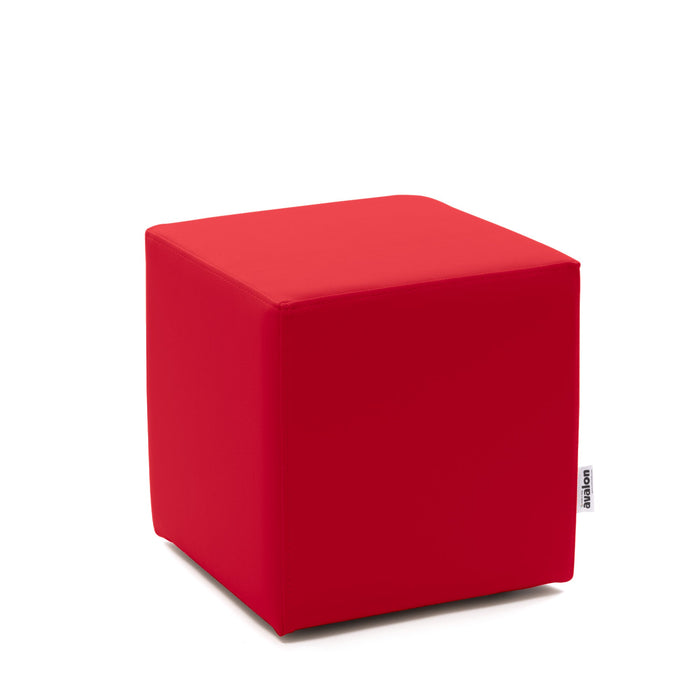 Avalon Pouf Rigido Cubo Similpelle Mamba Trendy Classe 1-IM Ignifugo per Interno ed Esterno. Dim: Larg. 35 cm X Prof. 35 cm X Alt. 35 cm