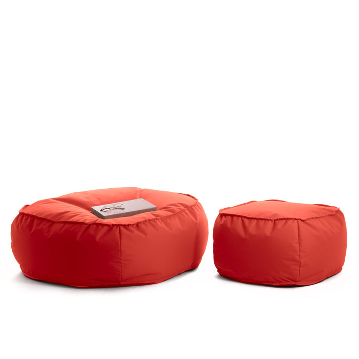 Pouf Poltrona Park Per Esterno In Tessuto Poliestere Samba Dim:100x100x40 Cm
