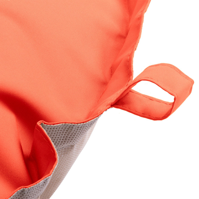 Pouf Cuscino Boa Galleggiante Avalon in tessuto poliestere Samba per esterno. Dim: Ø135xH30 cm