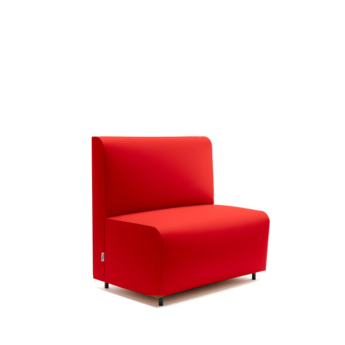 Divanetto Essence 2 posti per Ristoranti in finta pelle Mamba Dim 100x62xH88
