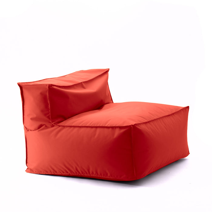 Pouf poltrona 1 posto Deluz per esterno in tessuto poliestere Samba dim: 98x98x65 cm
