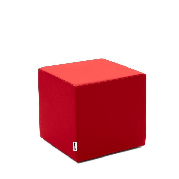 Avalon Pouf Rigido Cubo Finta pelle Jazz per Interno ed Esterno. Dim: Larg. 40 cm X Prof. 40 cm X Alt. 43 cm