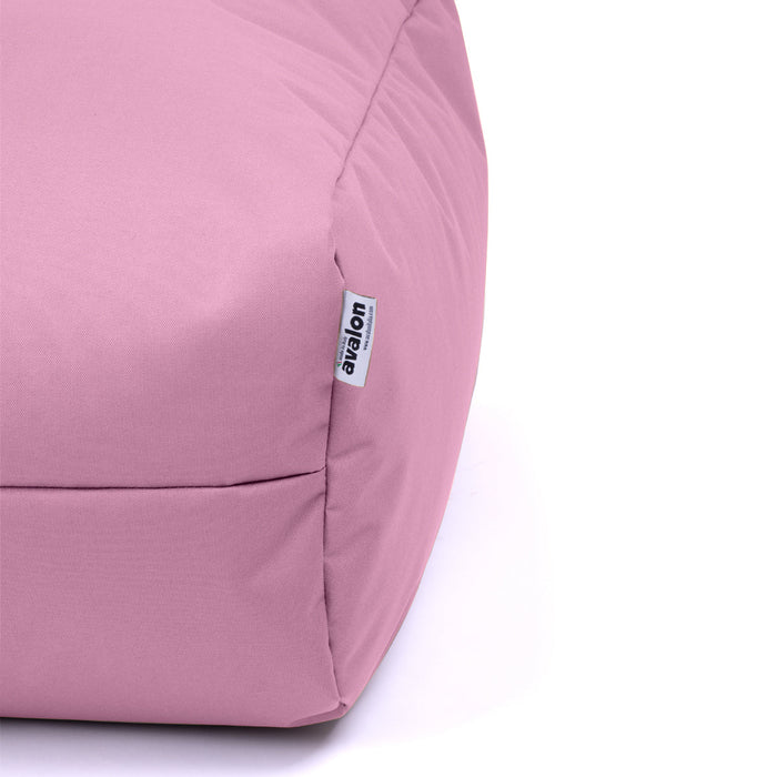 Pouf morbido Grande Quadrato Gaia in tessuto Jive per interno dim 80x80x30 cm