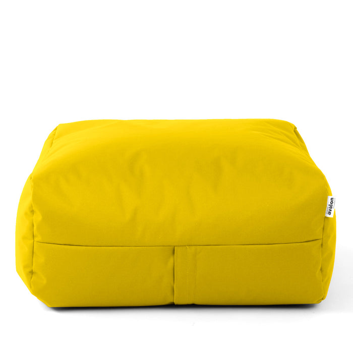 Pouf morbido Grande Quadrato Gaia in tessuto Jive per interno dim 80x80x30 cm