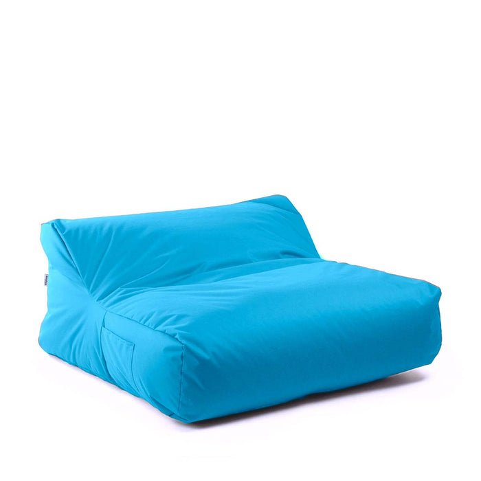 Pouf poltrona matrimoniale doppia XL Gaia in tessuto Jive per interno Dim: 125x120 cm