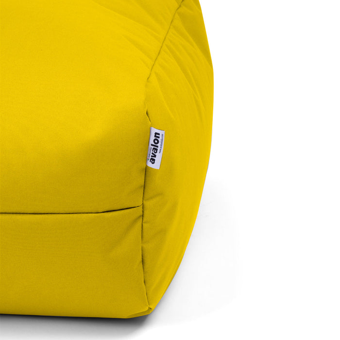 Pouf morbido Grande Quadrato Gaia in tessuto Jive per interno dim 80x80x30 cm