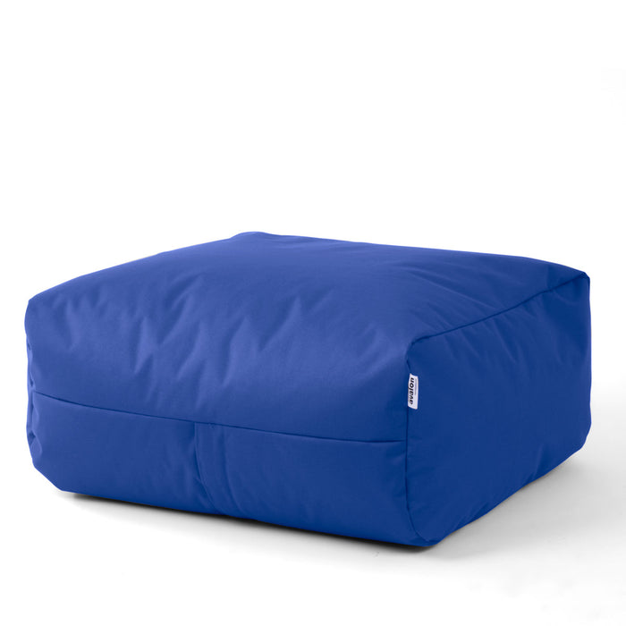 Pouf morbido Grande Quadrato Gaia in tessuto Jive per interno dim 80x80x30 cm
