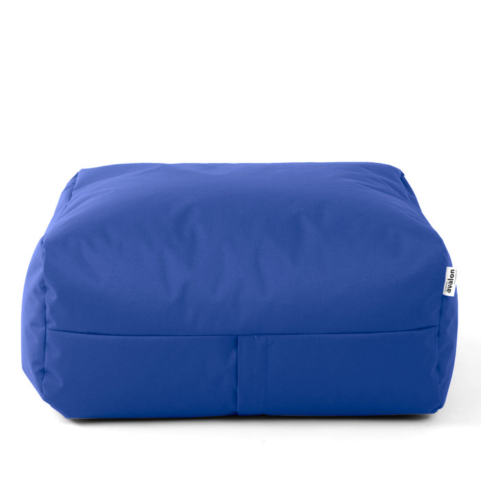 Pouf morbido Grande Quadrato Gaia in tessuto Jive per interno dim 80x80x30 cm