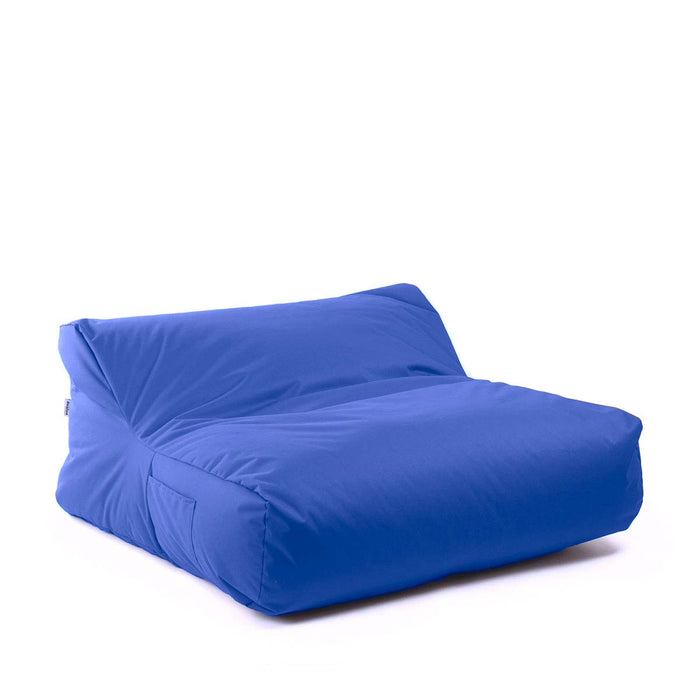 Pouf poltrona matrimoniale doppia XL Gaia in tessuto Jive per interno Dim: 125x120 cm