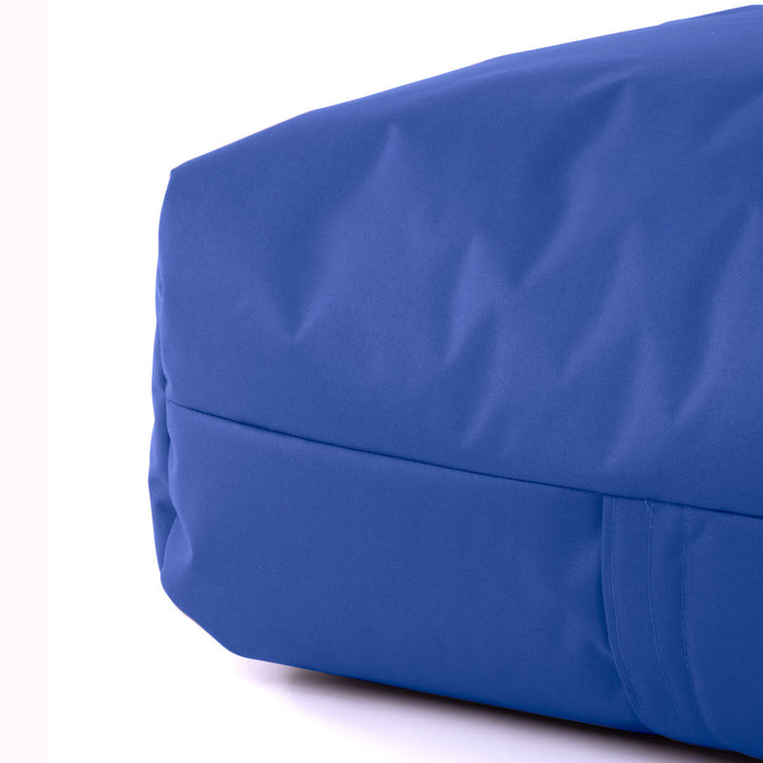 Pouf morbido Grande Quadrato Gaia in tessuto Samba per esterno dim 80x80x30 cm