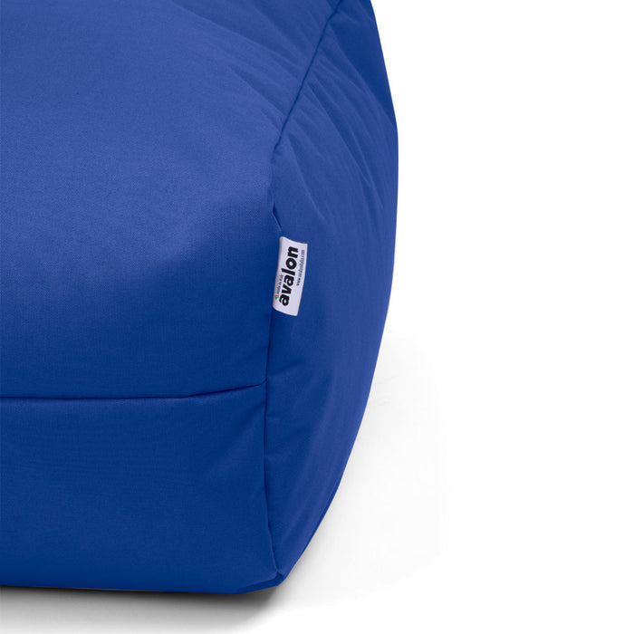 Pouf morbido Grande Quadrato Gaia in tessuto Jive per interno dim 80x80x30 cm