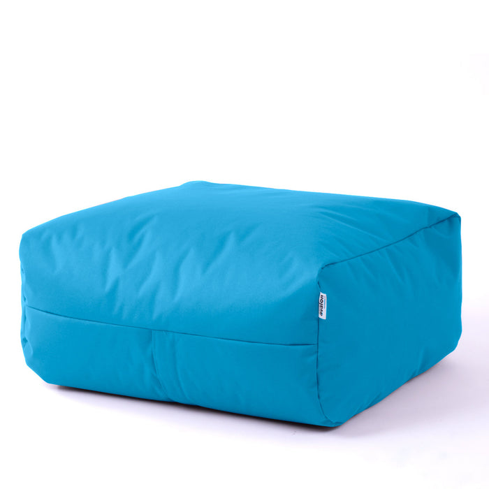 Pouf morbido Grande Quadrato Gaia in tessuto Jive per interno dim 80x80x30 cm