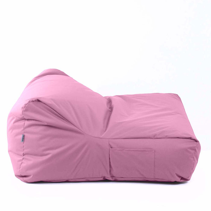 Pouf poltrona matrimoniale doppia XL Gaia in tessuto Jive per interno Dim: 125x120 cm