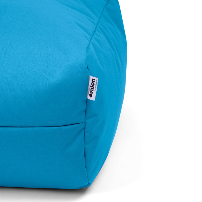Pouf morbido Grande Quadrato Gaia in tessuto Jive per interno dim 80x80x30 cm