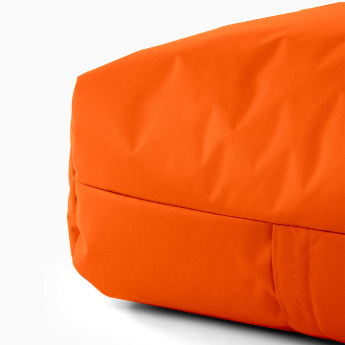 Pouf morbido Grande Quadrato Gaia in tessuto Jive per interno dim 80x80x30 cm