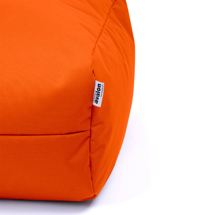Pouf morbido Grande Quadrato Gaia in tessuto Jive per interno dim 80x80x30 cm