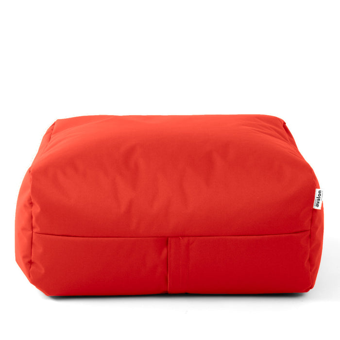 Pouf morbido Grande Quadrato Gaia in tessuto Jive per interno dim 80x80x30 cm