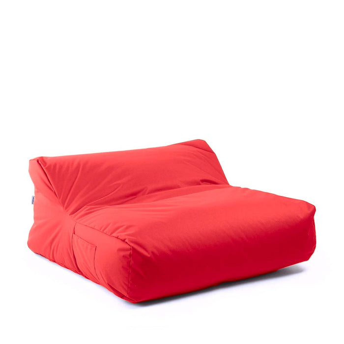 Pouf poltrona matrimoniale doppia XL Gaia in tessuto Jive per interno Dim: 125x120 cm