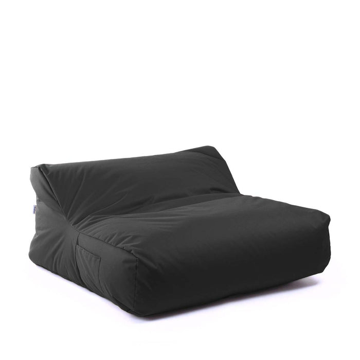 Pouf poltrona matrimoniale doppia XL Gaia in tessuto Jive per interno Dim: 125x120 cm