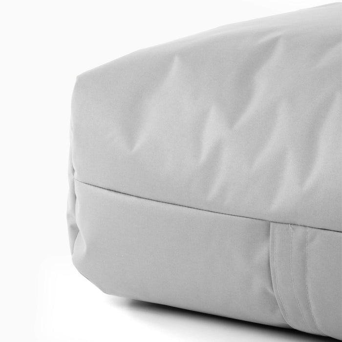 Pouf morbido Grande Quadrato Gaia in tessuto Jive per interno dim 80x80x30 cm