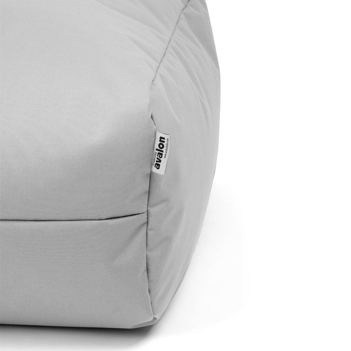Pouf morbido Grande Quadrato Gaia in tessuto Jive per interno dim 80x80x30 cm