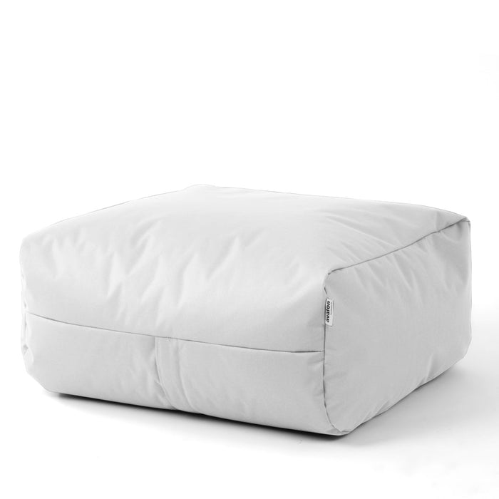 Pouf morbido Grande Quadrato Gaia in tessuto Jive per interno dim 80x80x30 cm