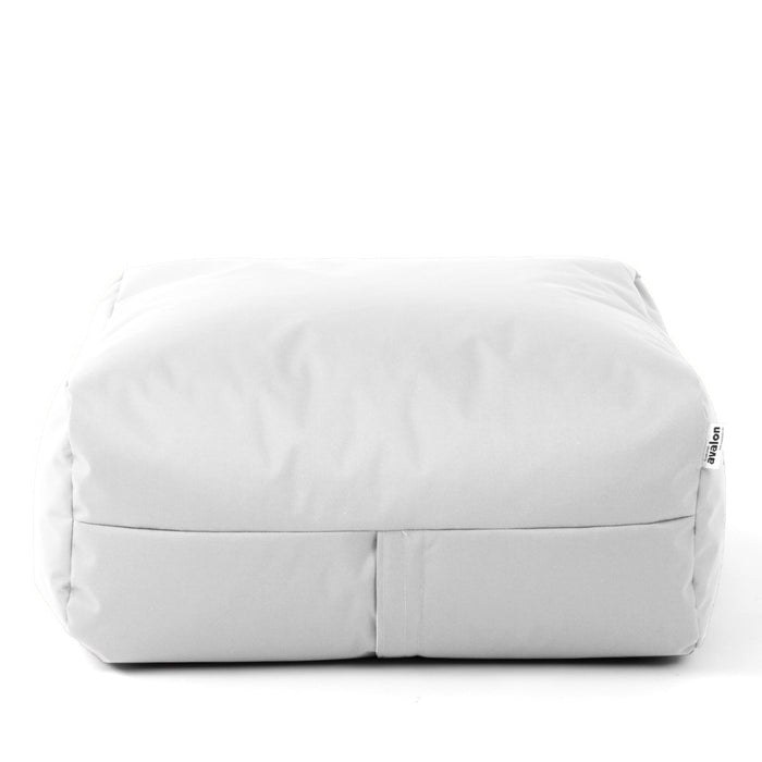 Pouf morbido Grande Quadrato Gaia in tessuto Jive per interno dim 80x80x30 cm