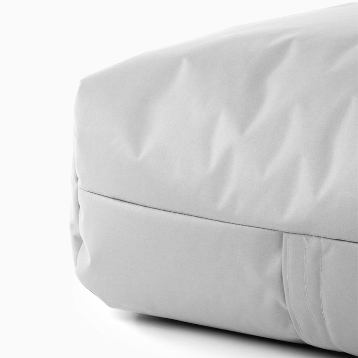 Pouf morbido Grande Quadrato Gaia in tessuto Jive per interno dim 80x80x30 cm