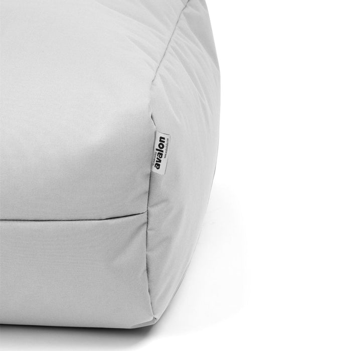 Pouf morbido Grande Quadrato Gaia in tessuto Jive per interno dim 80x80x30 cm