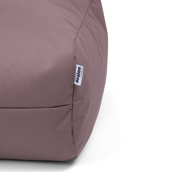 Pouf morbido Grande Quadrato Gaia in tessuto Jive per interno dim 80x80x30 cm