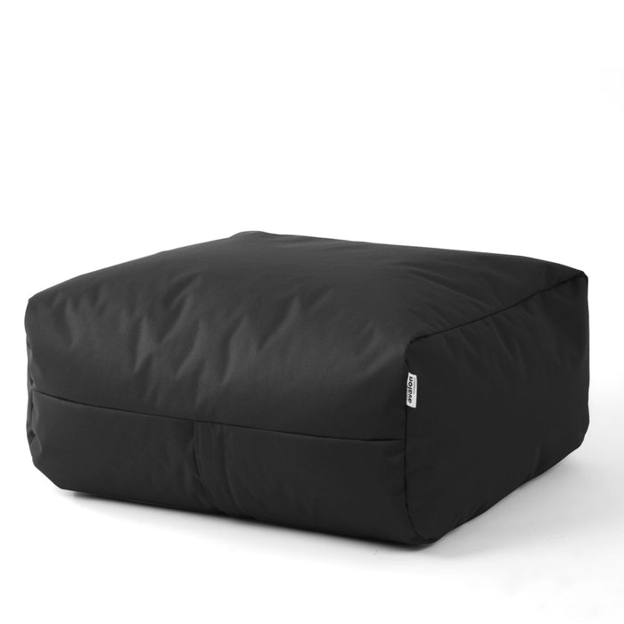 Pouf morbido Grande Quadrato Gaia in tessuto Jive per interno dim 80x80x30 cm