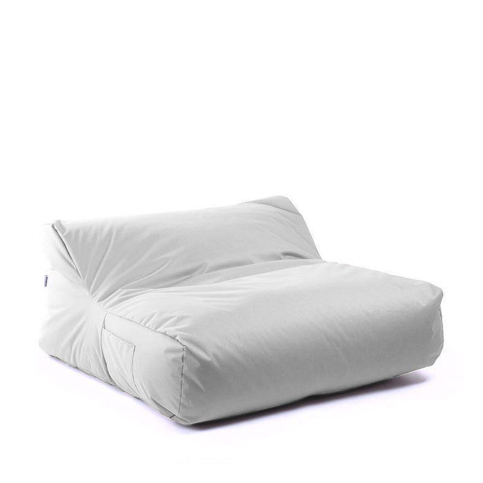 Pouf poltrona matrimoniale doppia XL Gaia in tessuto Samba per esterno Dim: 125x120 cm