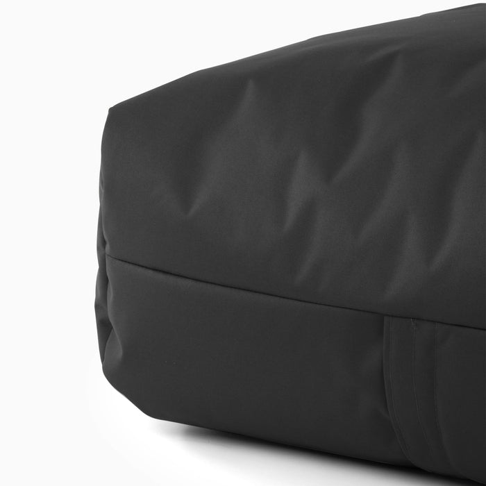 Pouf morbido Grande Quadrato Gaia in tessuto Jive per interno dim 80x80x30 cm