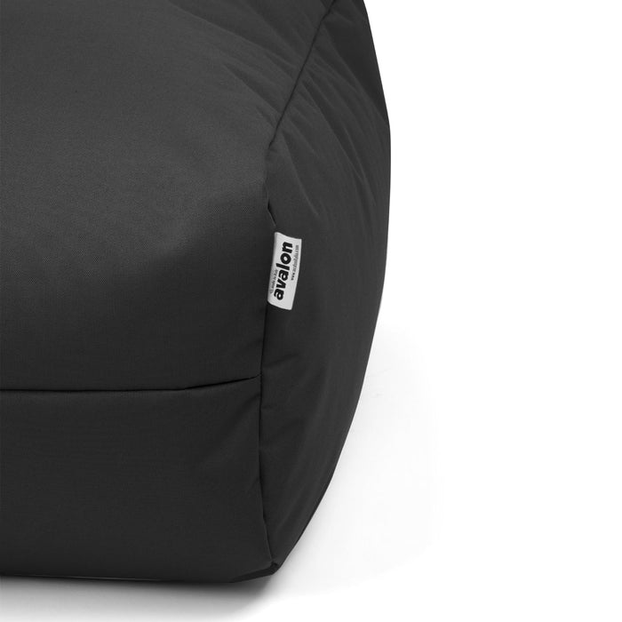 Pouf morbido Grande Quadrato Gaia in tessuto Jive per interno dim 80x80x30 cm