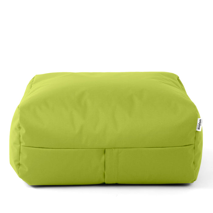 Pouf morbido Grande Quadrato Gaia in tessuto Jive per interno dim 80x80x30 cm