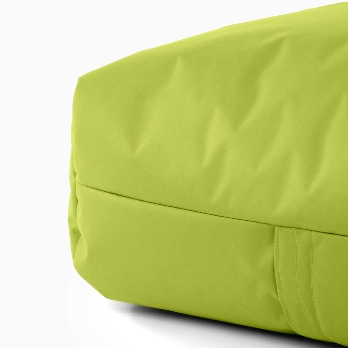 Pouf morbido Grande Quadrato Gaia in tessuto Jive per interno dim 80x80x30 cm