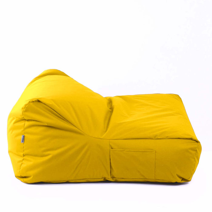 Pouf poltrona matrimoniale doppia XL Gaia in tessuto Jive per interno Dim: 125x120 cm