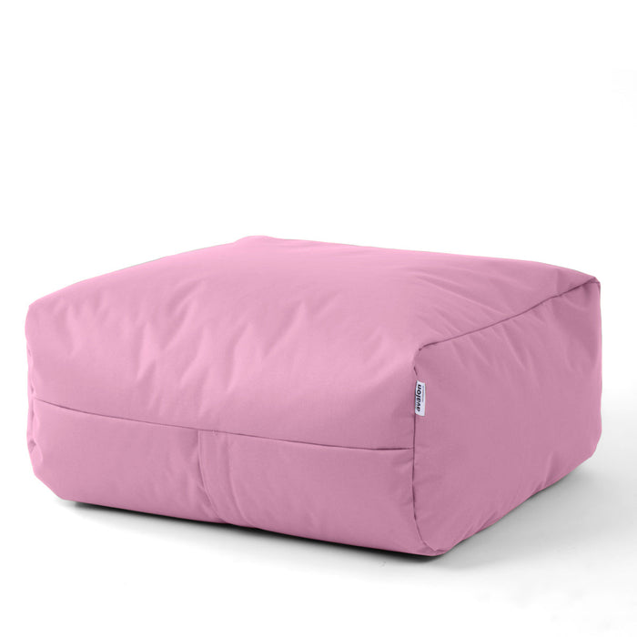 Pouf morbido Grande Quadrato Gaia in tessuto Jive per interno dim 80x80x30 cm