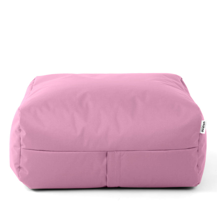 Pouf morbido Grande Quadrato Gaia in tessuto Jive per interno dim 80x80x30 cm