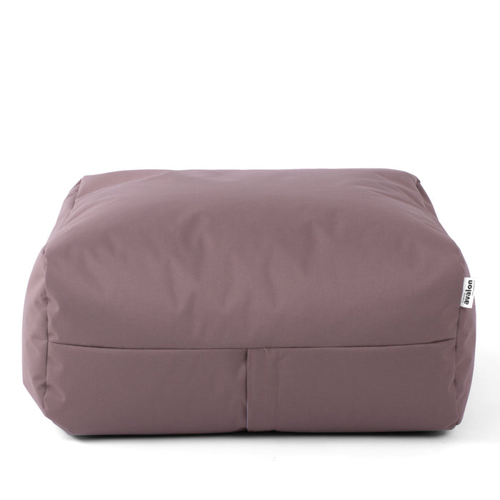Pouf morbido Grande Quadrato Gaia in tessuto Jive per interno dim 80x80x30 cm