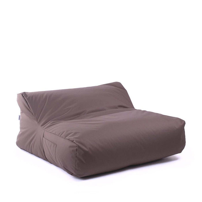 Pouf poltrona matrimoniale doppia XL Gaia in tessuto Jive per interno Dim: 125x120 cm