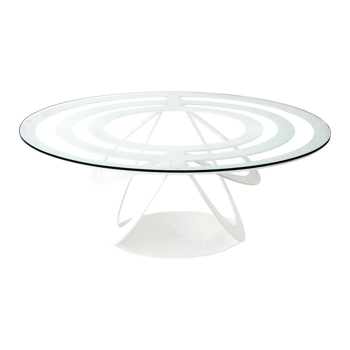 Optical - Tavolino da salotto ovale - Arti e Mestieri