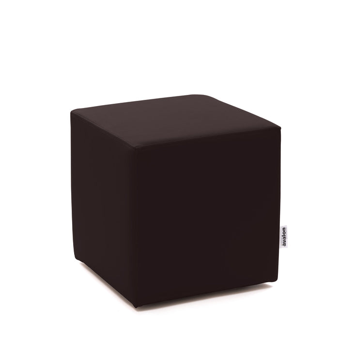 Avalon Pouf Rigido Cubo Similpelle Mamba Trendy Classe 1-IM Ignifugo per Interno ed Esterno. Dim: Larg. 35 cm X Prof. 35 cm X Alt. 35 cm
