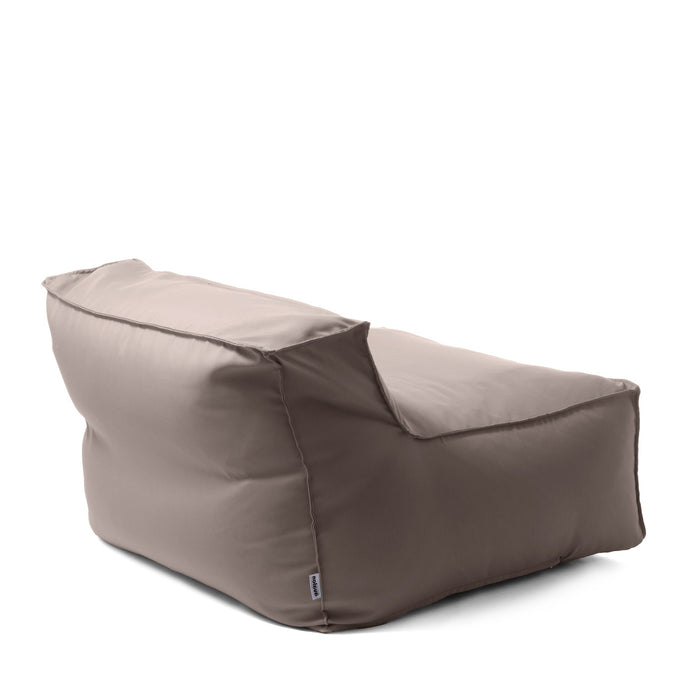 Pouf poltrona 1 posto Deluz Avalon in tessuto Tropical per esterno. Dim: 98x98x65 cm