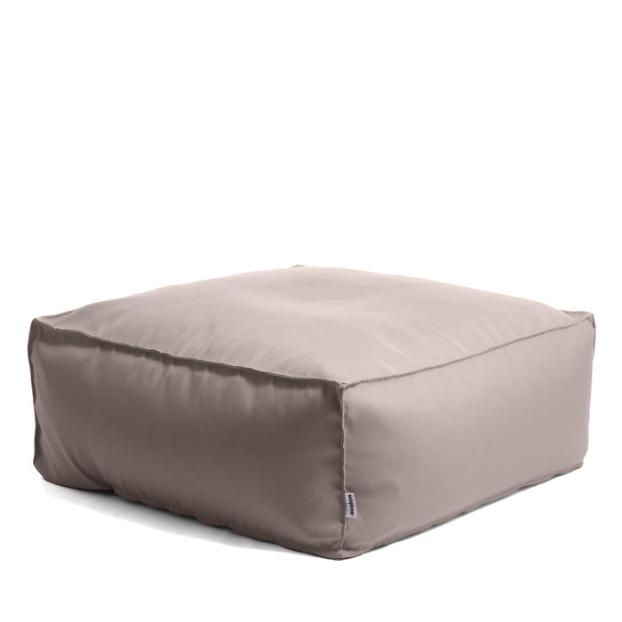 Pouf Deluz Avalon  in tessuto Tropical per esterno. Dim: 98x98x40 cm