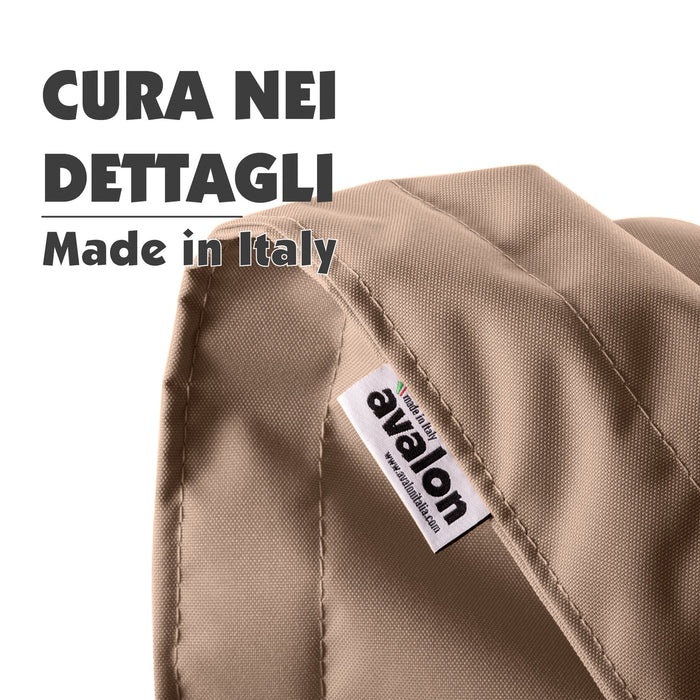 Pouf Cuscino Thin gigante sacca vuota in tessuto antistrappo impermeabile Jive per interno dim.200x140cm